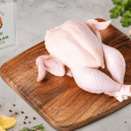 Whole chicken with skin